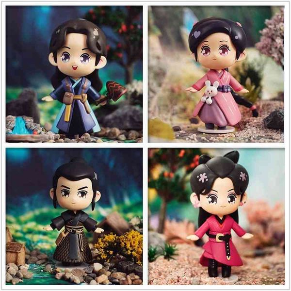 

douluo mainland blind box tv series games peripheral and maidens in hand xiao zhan dolls
