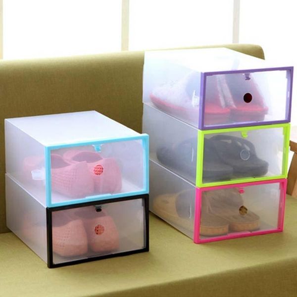 

bathroom storage & organization crystal color side pull thickening plastic shoe box diy drawer type environmental protection frame can super