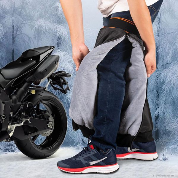 

motorcycle armor riding warm knee winter protector zipper waterproof kneepad for cycling camping skiing fishing plus velvet thickened