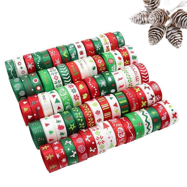 

gift wrap christmas pattern nice wrapping multi purpose polyester fiber ribbon wedding party decoration baking decor diy accessories