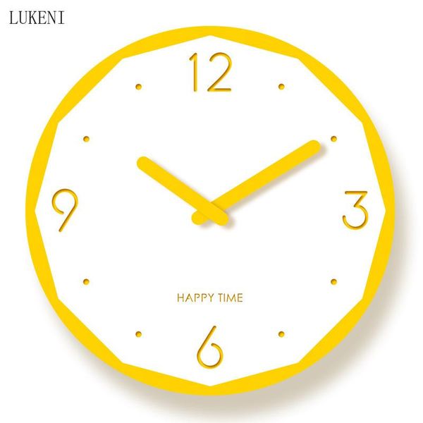 

orange cute style creative acrylic lanyard wall clock home decor wall decor