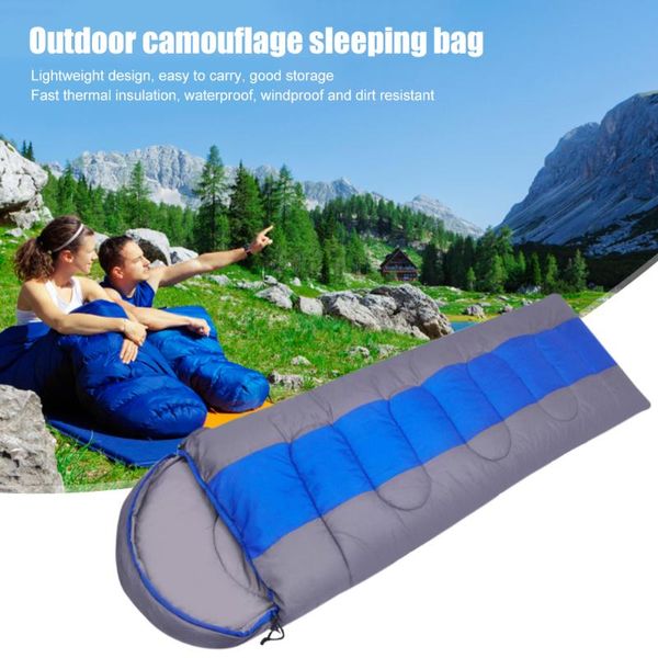 

windproof sleeping bag adults outdoor camping warm sleeping pouch blanket for family outdoor camping accessories
