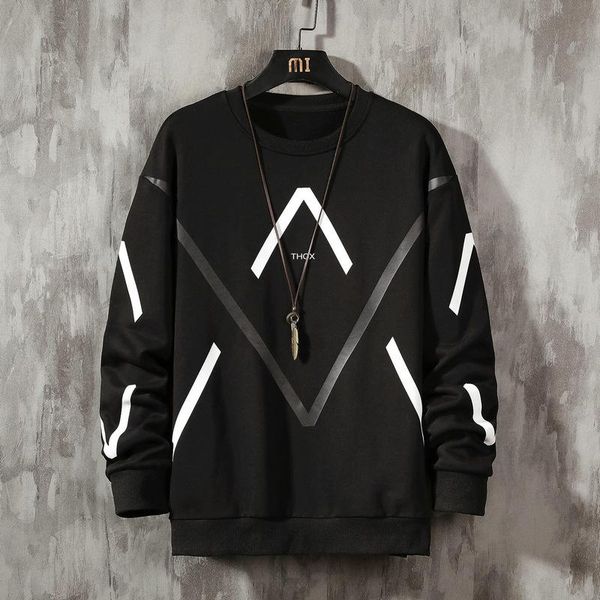

men's hoodies & sweatshirts 2022 long sleeve harajuku solid color sweatshirt spring autumn hoody casual streetwear clothes, Black