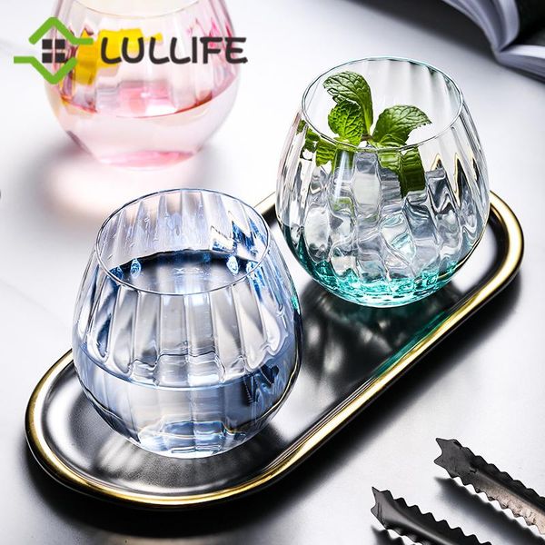 

340ml creative wine glass whiskey tumbler cup whiskey brandy vodka glass cup drinkware for bar party l wedding