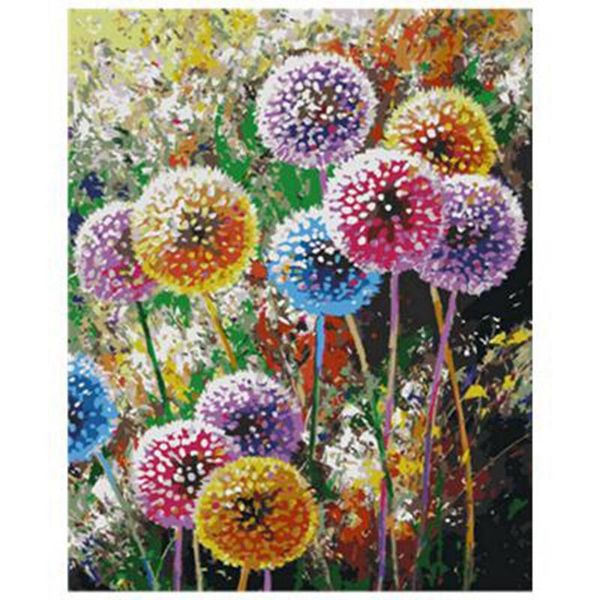 

gift sets digital oil painting 40x50cm diy dandelion by number home decoration art
