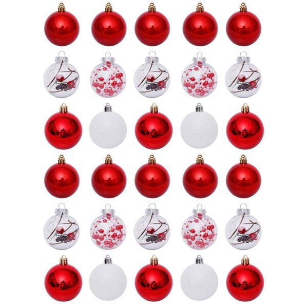 

party decoration 30 pcs plastic decor christmas tree pendant for el xmas home