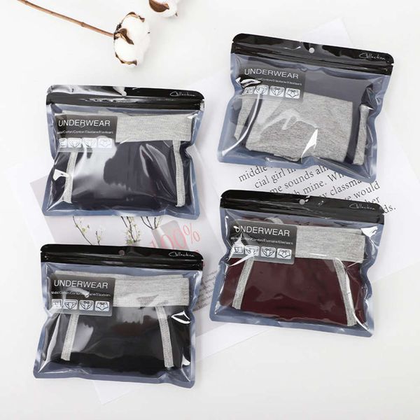 

autumn and winter cotton underwear men's comfortable high-grade boxer pants shorts, Black;white