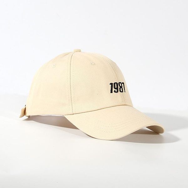 

berets 1981 embroidery baseball cap men and women ins net red korean hat pure color fashion trend sun outdoor protection, Blue;gray