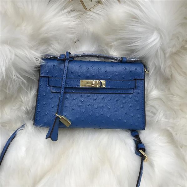 

cosmetic bags & cases 2021 women's bag 's ostrich leather handbag