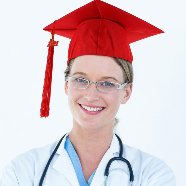 

party hats 1 pc practical graduation cap meaningful bachelor hat headgear (size)