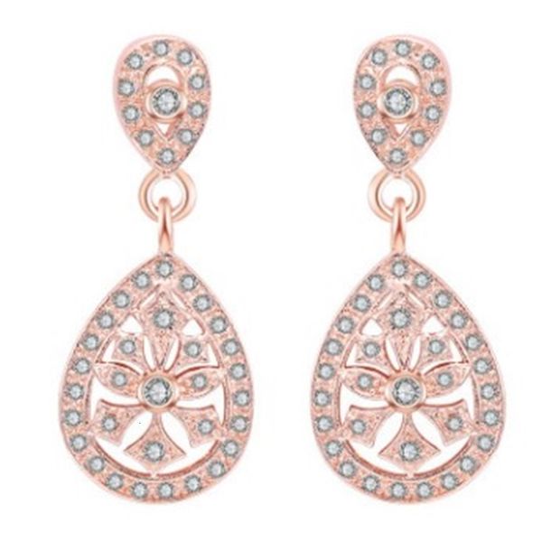 

designer more color crystal jewelry storne 925 silver diamond lady's earings 16.63cfgvdd
