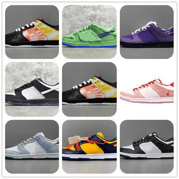 

sean kraver sb dunk casual shoes travis scots chunky sports basket low skateboard paris brazil syracuse white kentucky men's and women&, Black