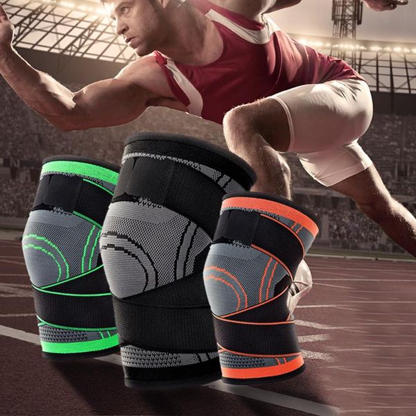 

elbow & knee pads kyncilo 1 piece of cycling knitted sports bandages non-slip pressurized mountain road protective gear, Black;gray