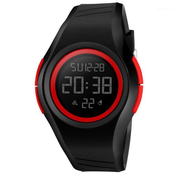 

casual fashion luxurious digital watch men led display 5bar waterproof watches clock masculino hombre relogios montre wristwatches, Slivery;brown
