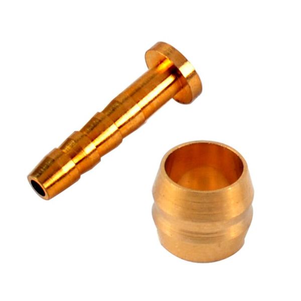 

bike brakes 5 sets mtb mountain bicycle connector insert and olive set for bh59 hydraulic disc brake hose