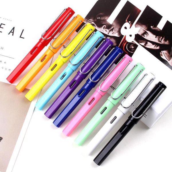 

fountain pens 1 pc color students pen for writing refill ink system gift