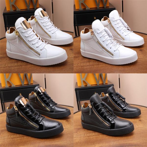 

designer kriss sneakers frankie casual shoes zipper claskin black velvet heighten shoe high low-platform trainers all-match trainers size 36