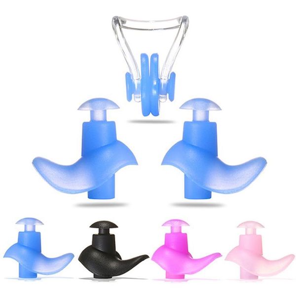 

new waterproof sile soft water sports earplugs sleeping showering protective ear plugs swimming earplugs anti-noise jllmfp