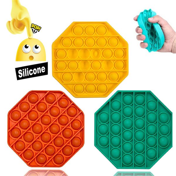 

new pop it fidget toys push bubble sensory stress relief tableanti-stress pops it soft squeeze decompression toys