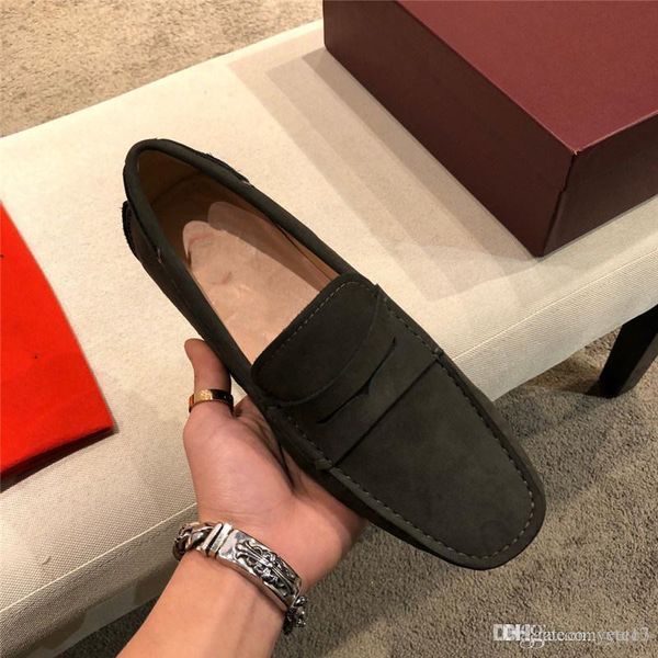 

cq men luxury leather fashion monk strap dress shoes promotional loafers shoes vintage classic male casual zapatos de hombre 33, Black