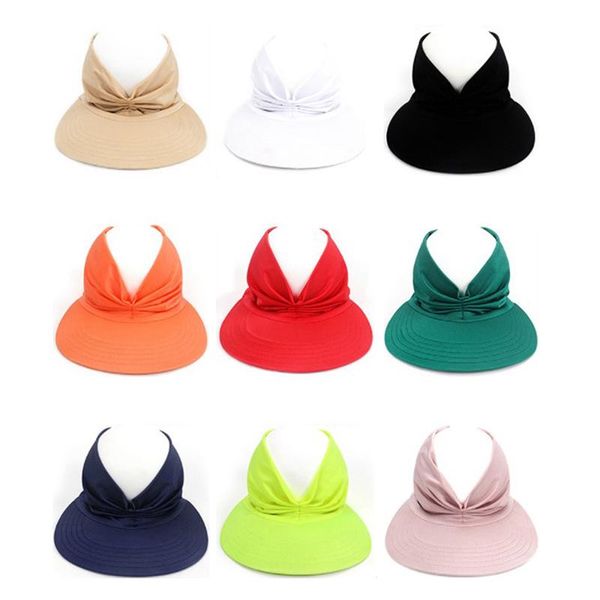 

wide brim hats style hat for women sun visor female anti-ultraviolet empty uv protection summer outdoor beach caps wholesale, Blue;gray
