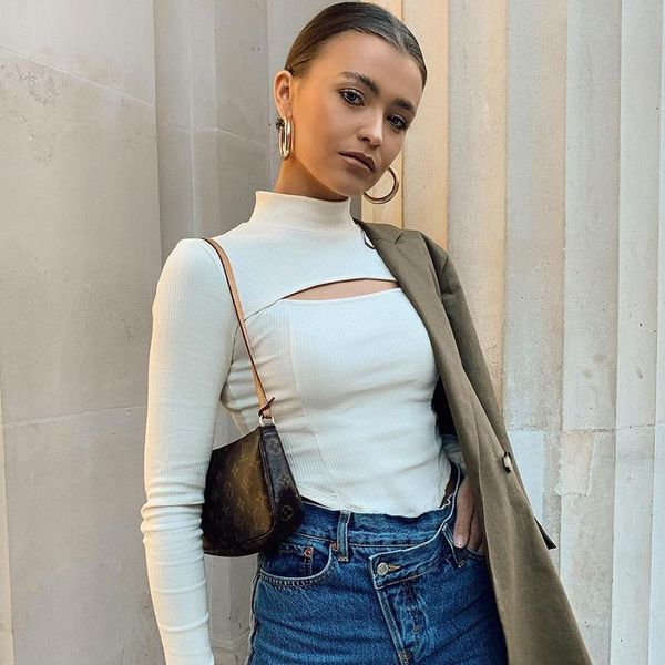 

body mechanics clothing 2021 bodysuits women autumn long sleeve turtleneck bodycon elegant solid leotard female, Black