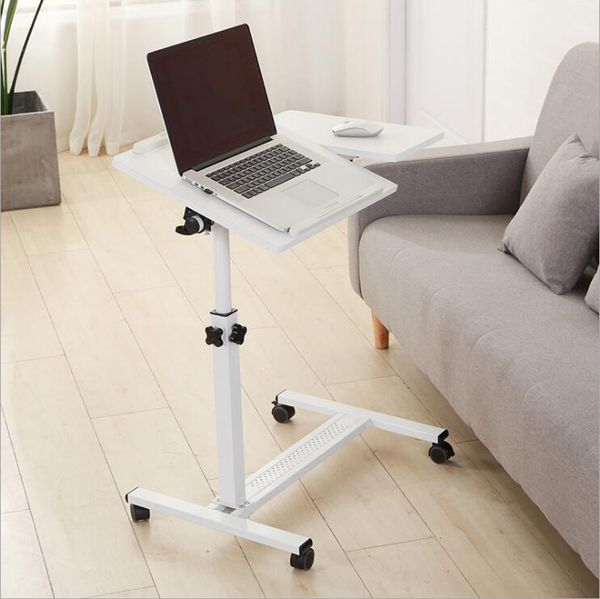 Laptop-Schreibtisch, höhenverstellbar, Büro-Computertisch, Sofa, tragbar, drehbar, beweglicher Tisch, kostenlos von DHL FEDEX