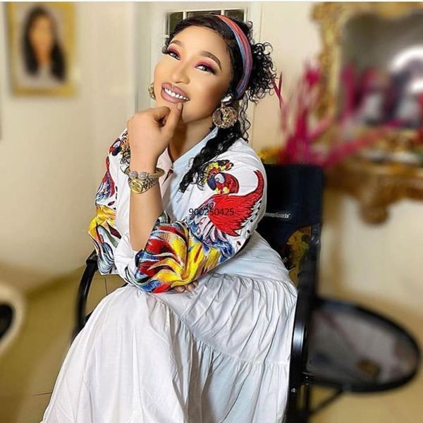 

ethnic clothing style women's fashion classic african clothes dashiki white print contain the belt loose long dress size xl xxl, Red