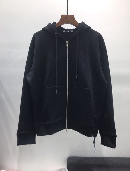 

2021 new 21ss mmj zipper crystal skull 1:1 sweatshirt kanye west harajuku mastermind hoodies psi3, Black