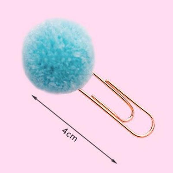 

hair bal clip creative cartoon student office notes paper clips decorative candy color small pin leather