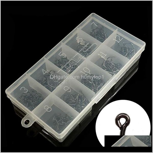 

outdoors 2boxes 1000pcs /lot 3 # -12 # fishing hook fishhooks durable pesca jig head fishing hooks with hole carp fishing tackle box u npsgp