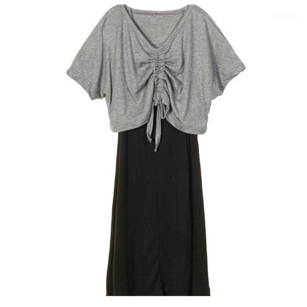 

girl's dresses dress for girls 2pcs summer sling &casual drawstring girl t shirts teenage kids clothes 6 8 10 12 13 14 year1, Red;yellow