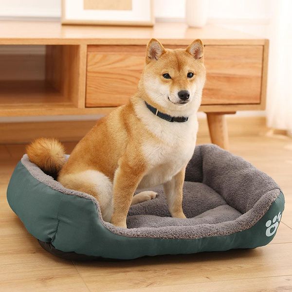 

s-3xl pet sofa 8 colors dog beds waterproof bottom soft cotton warm cat bed house mattress for small medium large pets