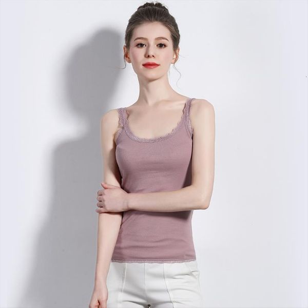 

singlet vest double womens tanks o neck plain slim sling solid colors plus size, White