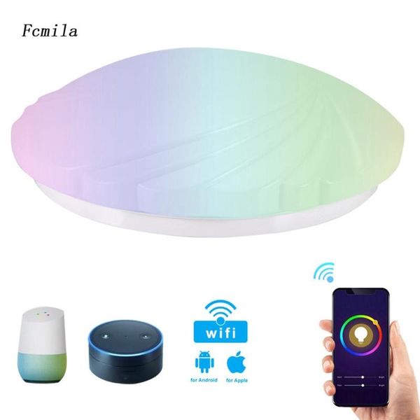 

smart wifi led ceiling light led light 48w d=34cm compatible with tmall wizard google home amazon alexa