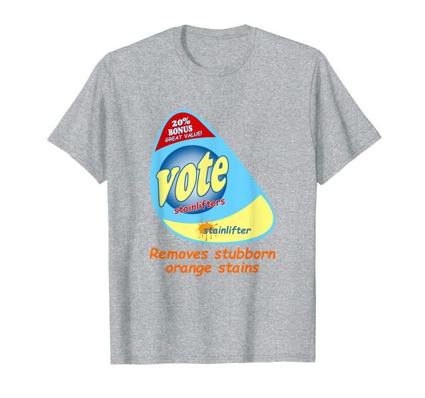 

vote voter orange stain anti-trump funny politics t-shirt, White;black