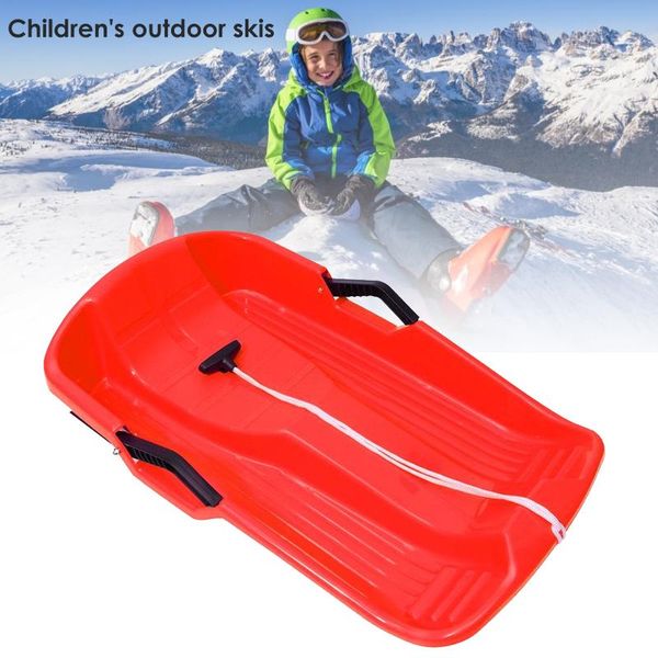 

plastic snow sleds durable lightweight sports snow slider thicken ski children outdoor grass skiing snowboarding snowboard