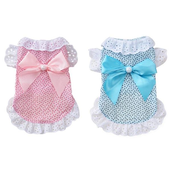 

dog lace clothes small dog skirt princess dress floral bow clothing pet puppy clothes costume pet dresses