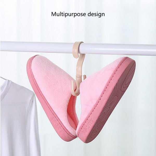 

hangers & racks 4 claw 360 degree rotatable multi-function rack clothes tie belt plastic closet storage hooks handbag bag holder space savin