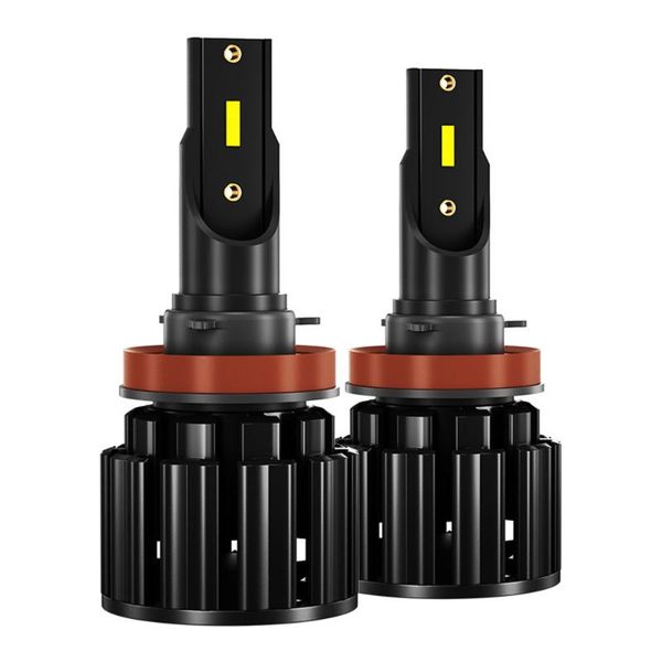 

car headlights headlight led h4 bulb 100w 16000lm fog light 12v/24v super bright auto headlamp h1 6500k h3 h7 h8 h9 h11 9005 9006 9012 lamp