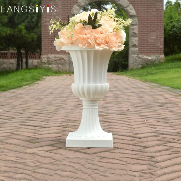 

decorative flowers & wreaths white gold roman wedding props columns artificial flower ball centerpieces stand road lead pots party event sta