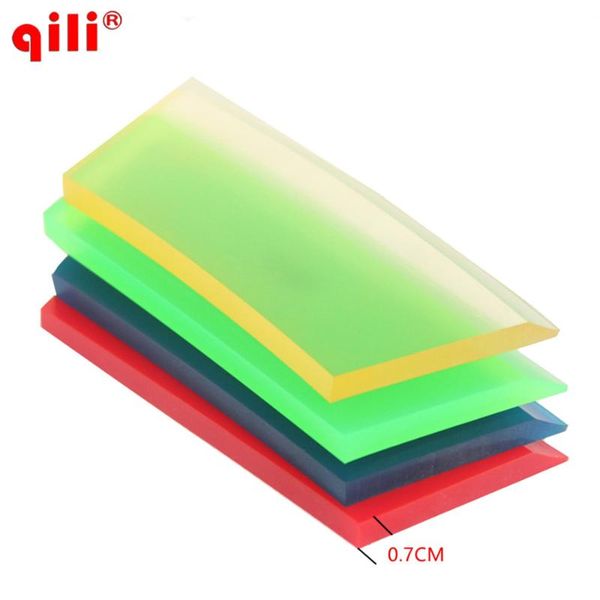 

car sponge qili squeegee 13cm width rubber red/blue/green/transparent color scraper dicomanthes strips