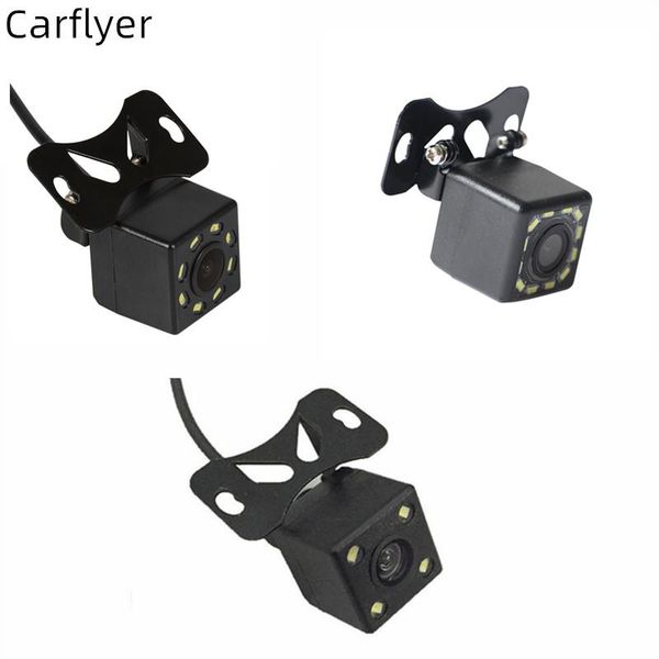 

car rear view cameras& parking sensors universal camera 4/8/12 led night vision backup reverse waterproof 170 wide angle hd color image