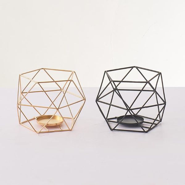 

candles geometric candle holder tea light candlestick tableornament housewarming