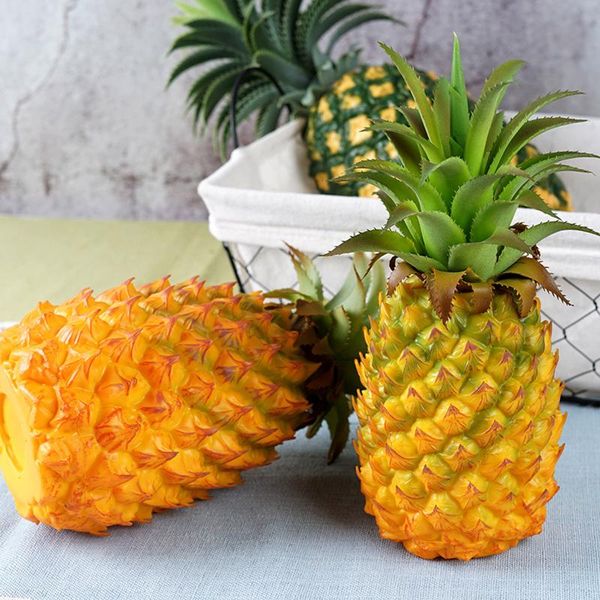 

party decoration 21 x 8 cm high imitation artificial fake ananas fruits artifical pineapple&artificial plastic simulated pineapple kids toys