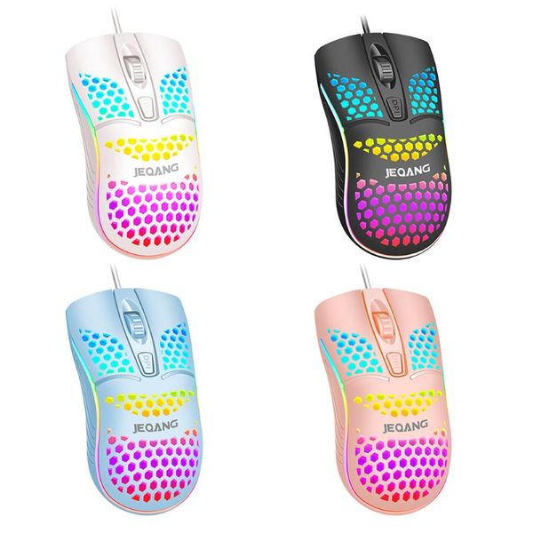 

mice usb wired gaming mouse 1600 dpi honeycomb optical for computer pc lapdeskprofessional