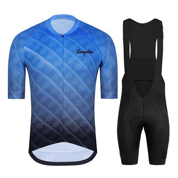 

racing sets cycling jersey 2021 pro team breathable mtb short sleeve clothing sportswear outdoor ropa ciclismo bike uniform, Black;blue