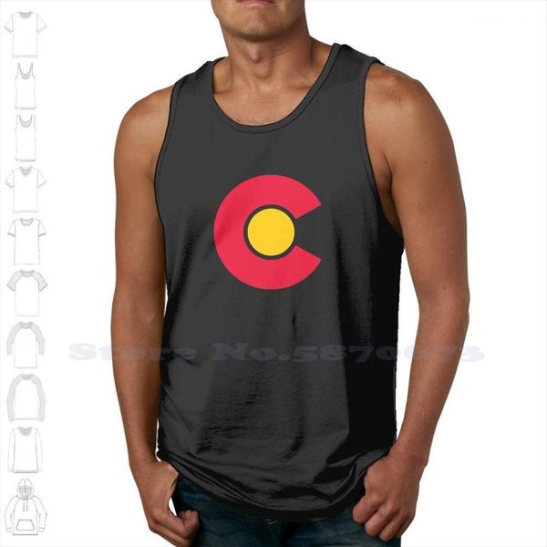 

avalanche colorado black white sleeveless tank men women logo city, White;black