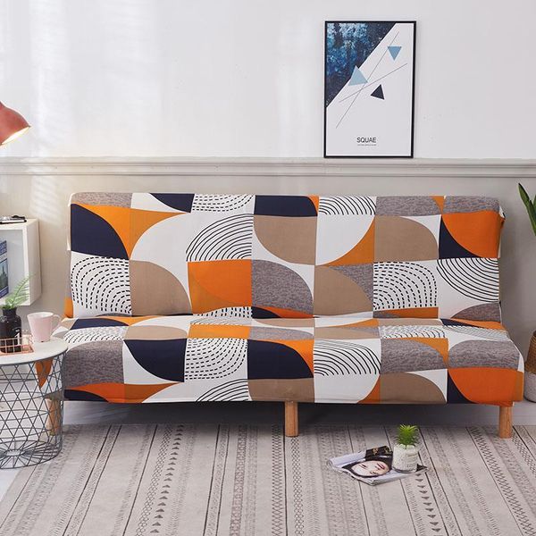 

chair covers 55 folding sofa cover stretch armless bed slipcover furniture protector for couch removable 160-190 cm