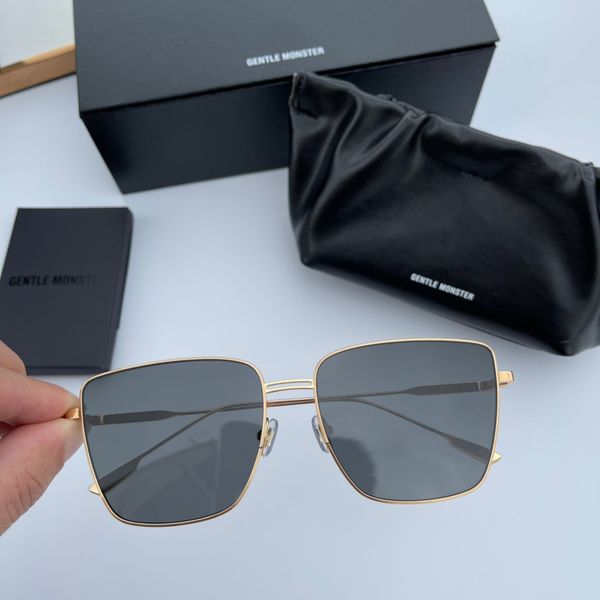 

2021 authentic gentle monster women fashion classic sunglasses men's fishing driving travel gm glasses with box, White;black